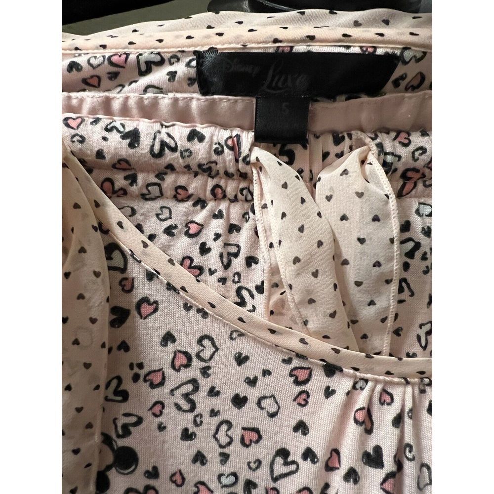 Disney‎ Luxe Small Pink Mickey  Minnie Mouse Pajama Set - Picture 4 of 4